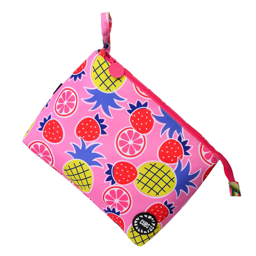 pineapple and strawberry Large Pouch