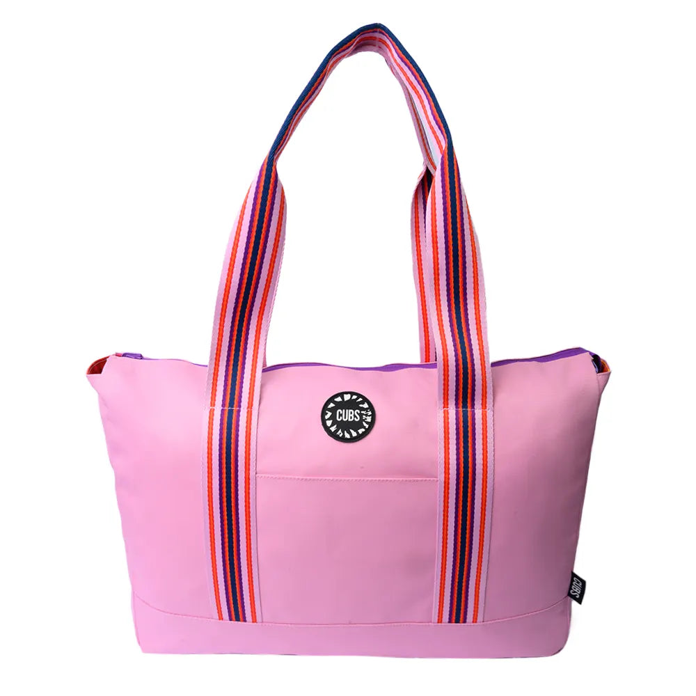 Dripping Paint & True Pink Double Face Tote Bag