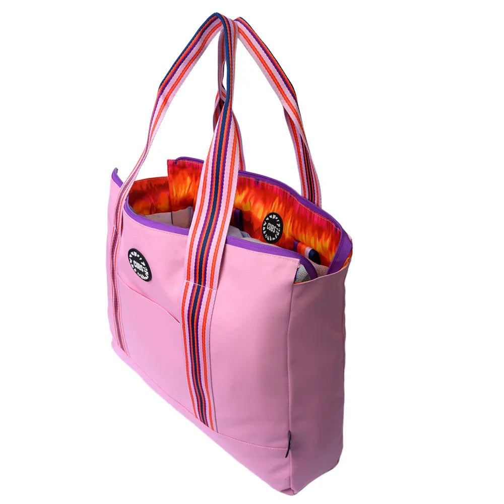 Dripping Paint & True Pink Double Face Tote Bag