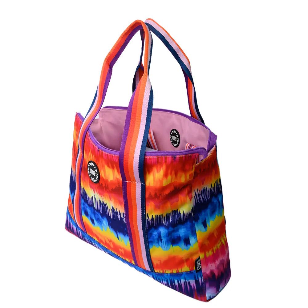 Dripping Paint & True Pink Double Face Tote Bag