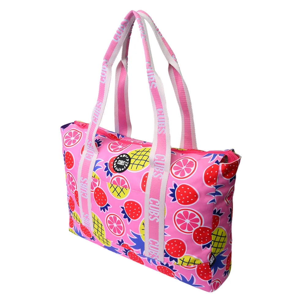 pineapple and strawberry Double Face Tote Bag