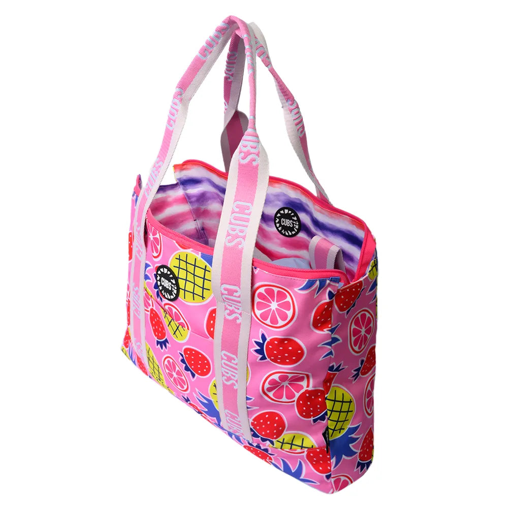 pineapple and strawberry Double Face Tote Bag