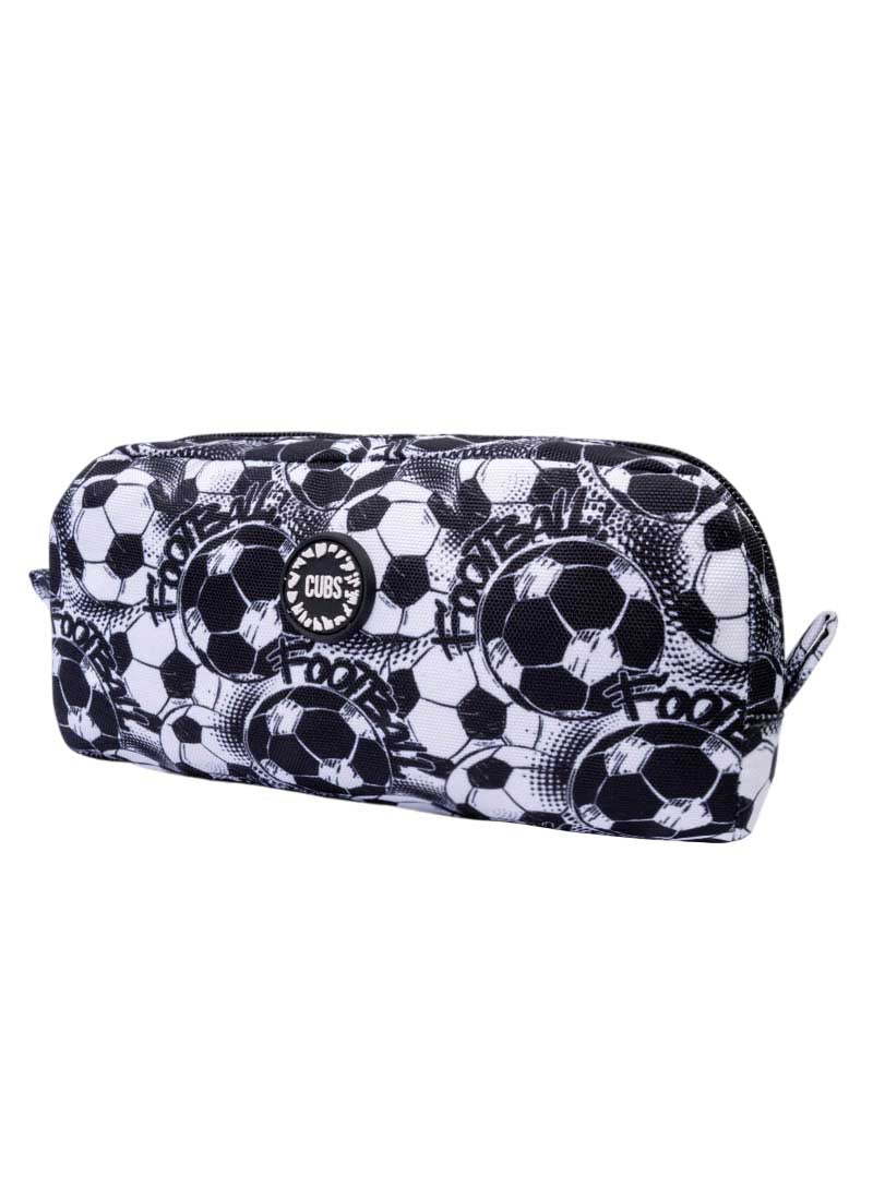 Football Black and white Pencil case