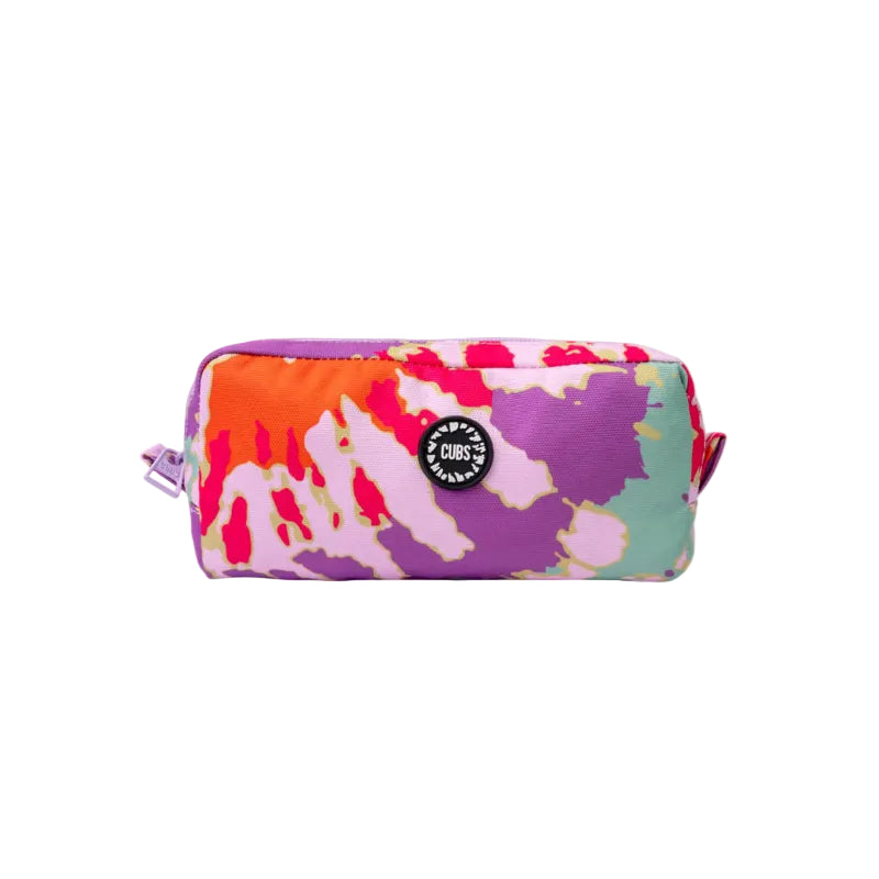 Purple & Orange Tie Dye Pencil case
