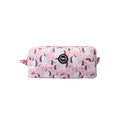 Peach Unicorns & Rainbows Pencil case