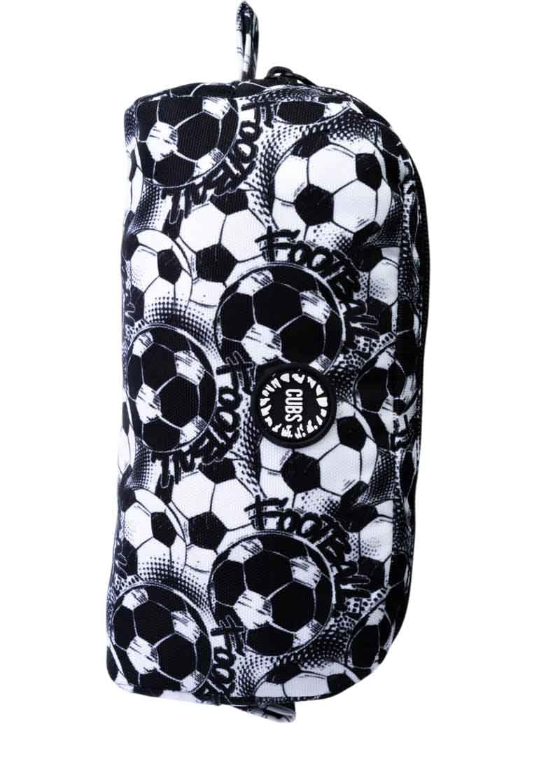 Football Black and white Pencil case