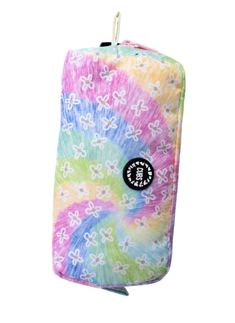 Pastel Tie Dye Flowers Pencil case