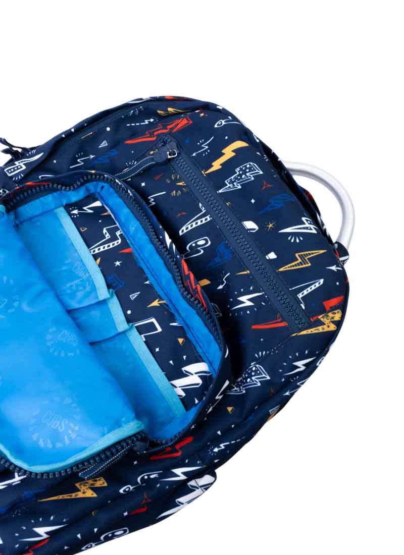 Navy Bolts Senior Backpack