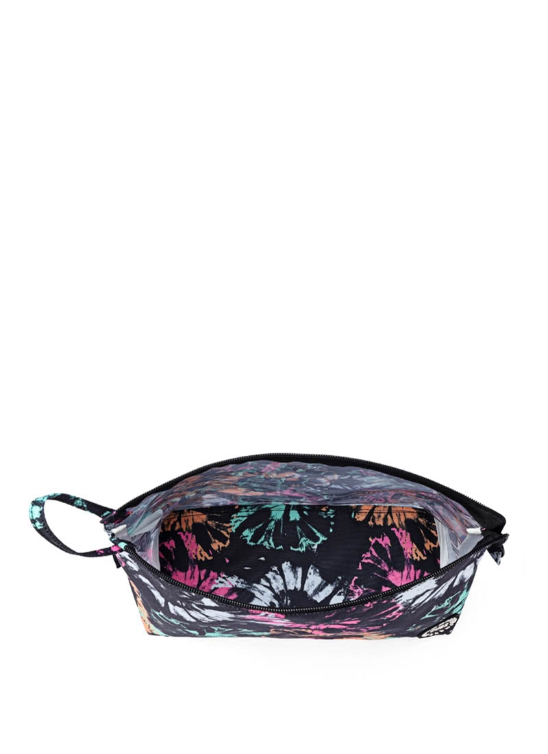 Dark Tie Dye Large Pouch
