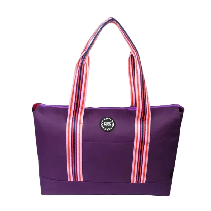 Deep Purple Tie Dye & Very Purple Double Face Tote Bag