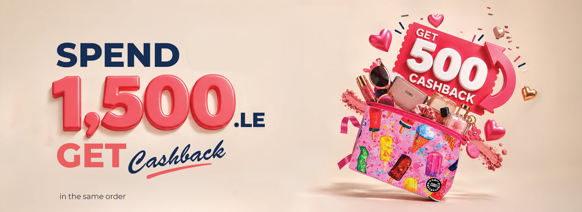Spend 1,500 EGP and get 500 EGP cashback