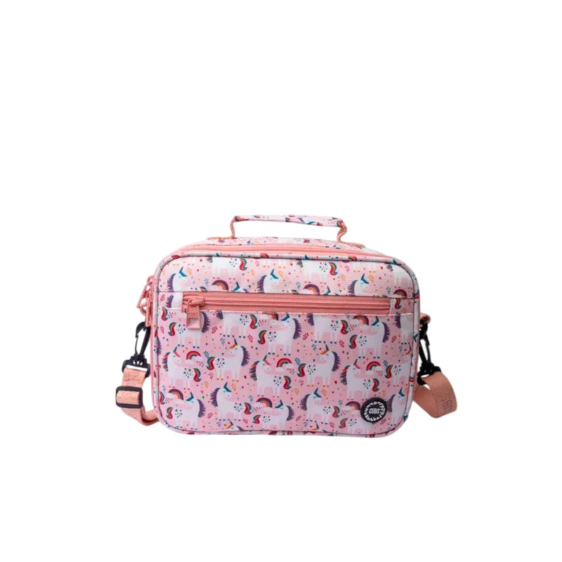 Peach Unicorns & Rainbows  Lunch bag