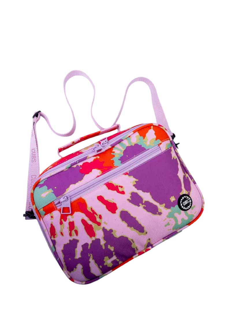 Purple & Orange Tie Dye  Lunch bag