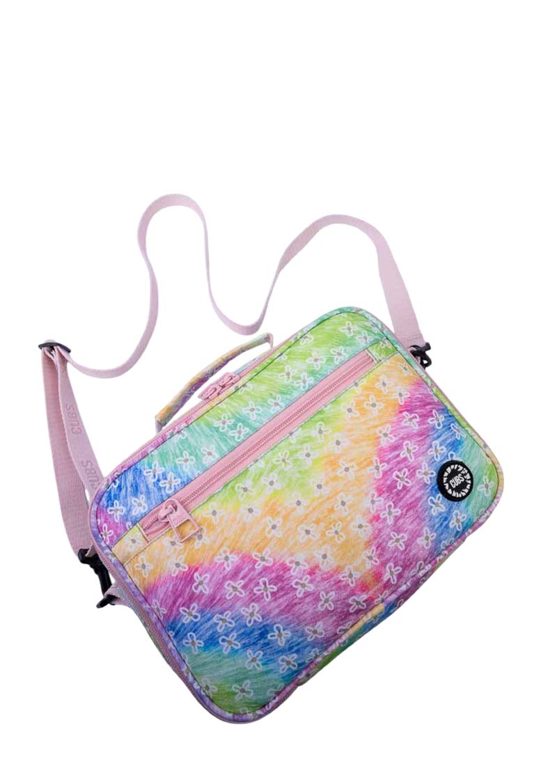 Pastel Tie Dye Flowers  Lunch bag
