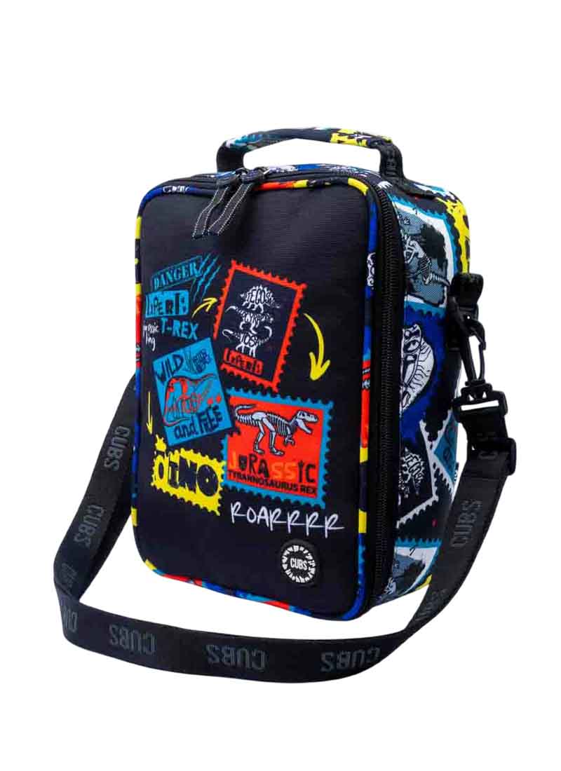 Navy T-Rex Senior Lunch bag