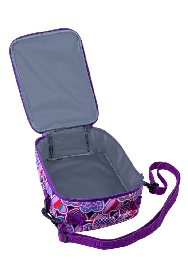 Purple Hearts  Senior Lunch bag