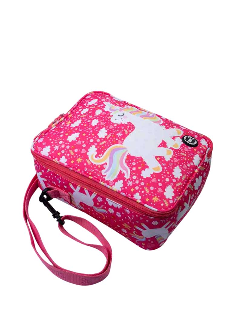 Pinkish unicorn Senior Lunch bag