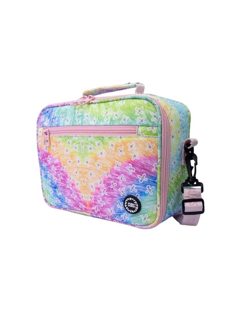 Pastel Tie Dye Flowers  Lunch bag