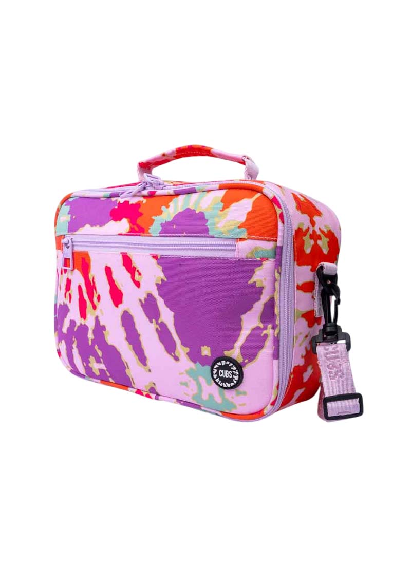 Purple & Orange Tie Dye  Lunch bag