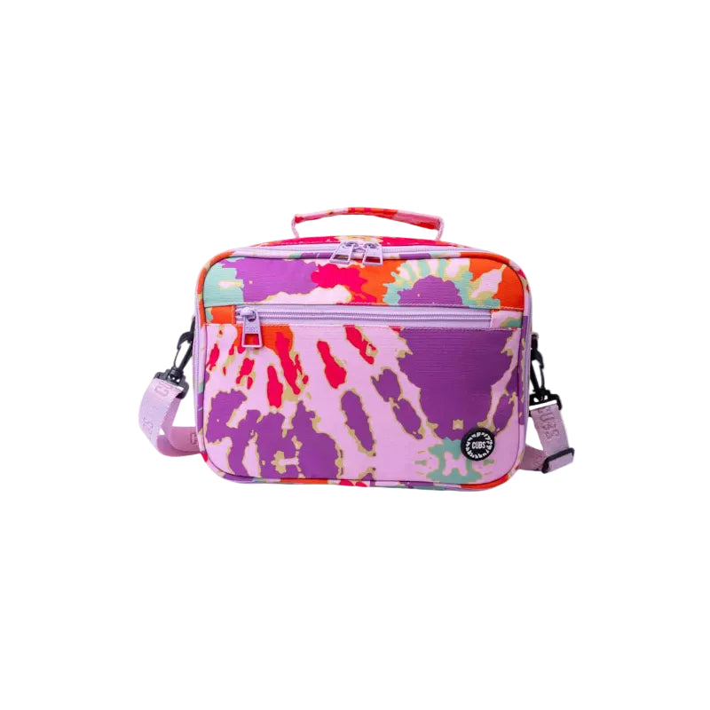 Purple & Orange Tie Dye  Lunch bag