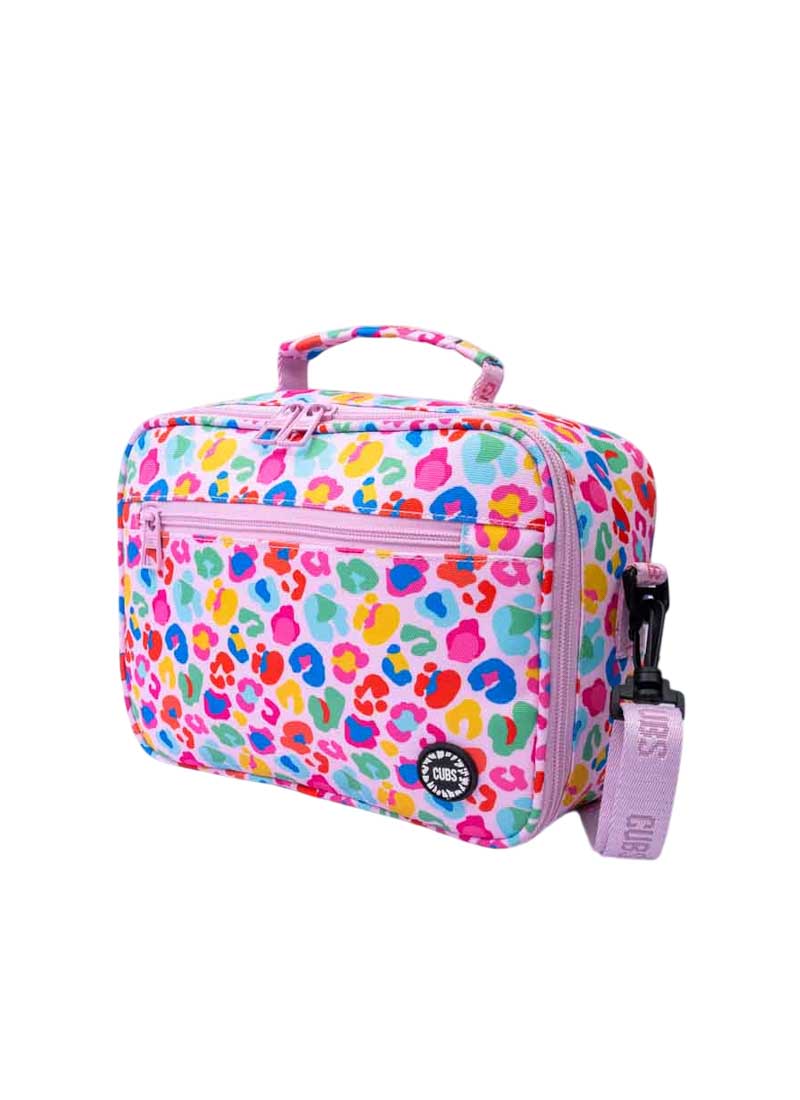 Pink Leopard Girl  Lunch bag