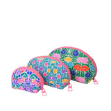 Flower Power Round Make Up Sets Makeup Bag
