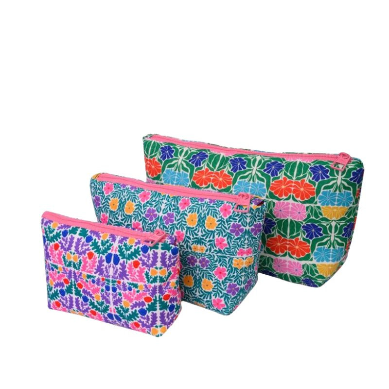 Flower Power Make-Up Rectangular Bags