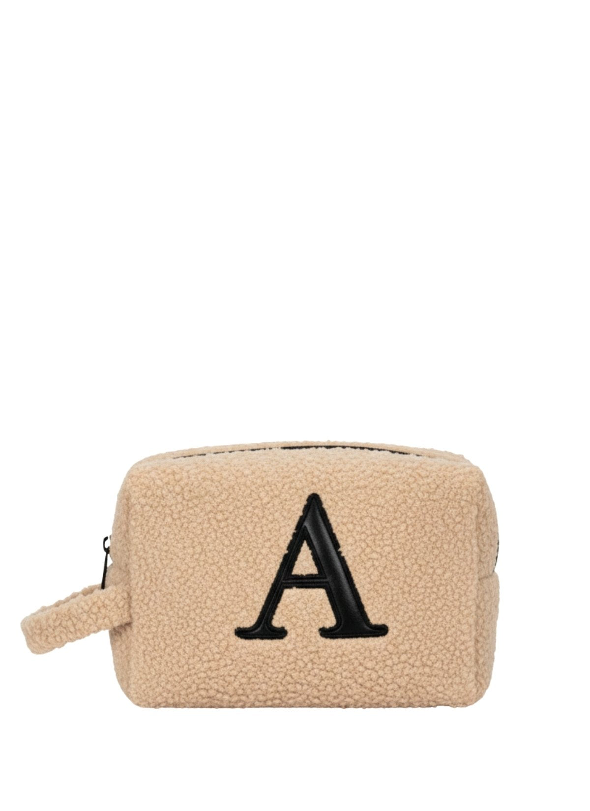 Fur Pouch with letter A