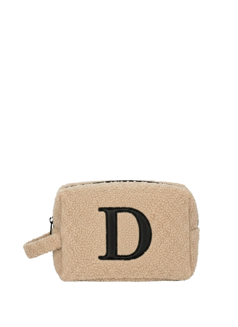 Fur Pouch with letter D