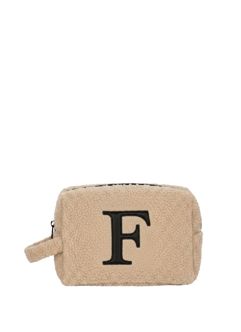Fur Pouch with letter F