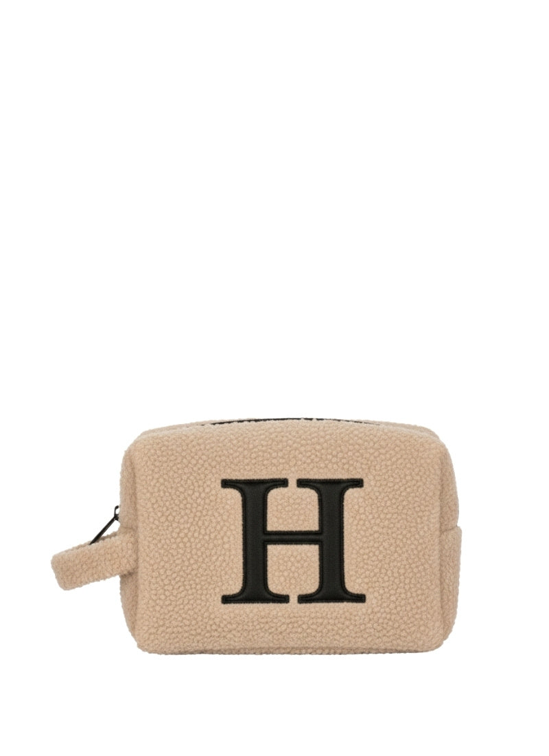 Fur Pouch with letter H