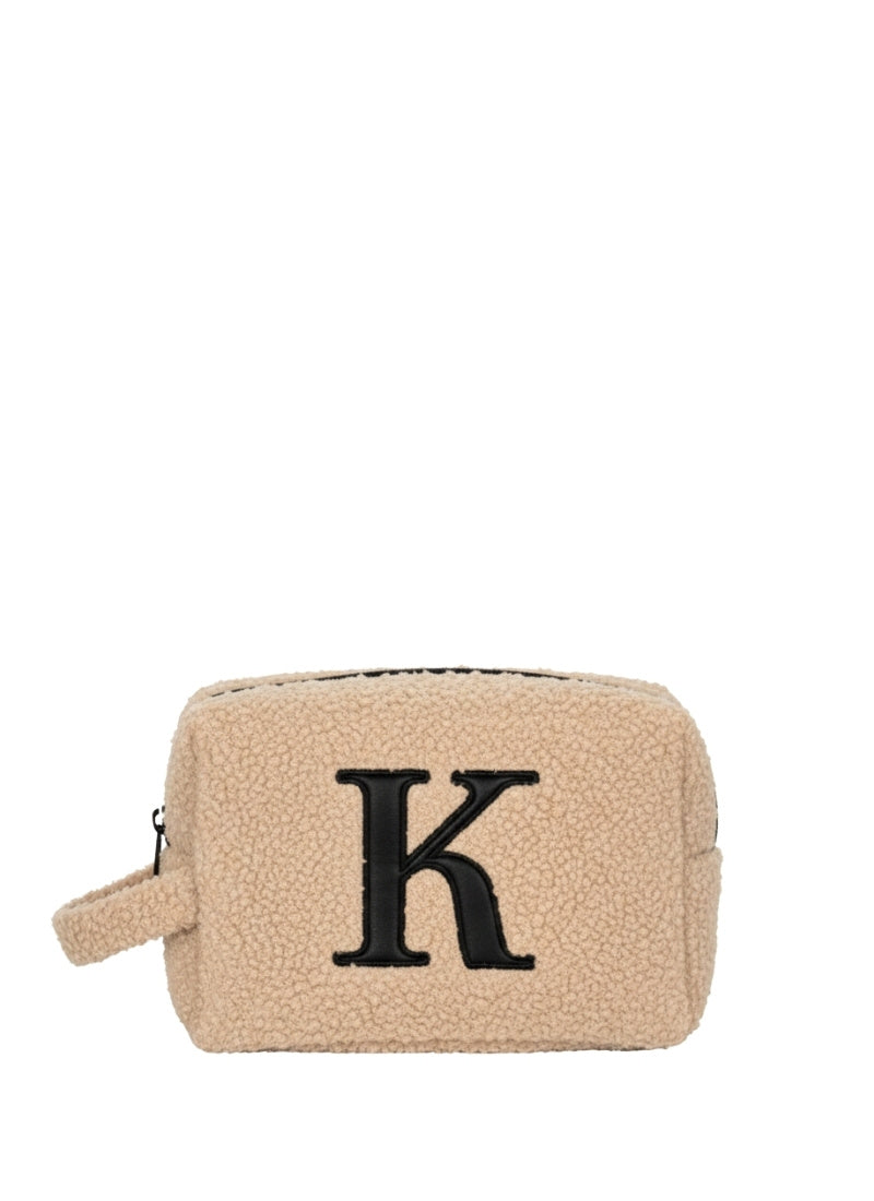 Fur Pouch with letter K