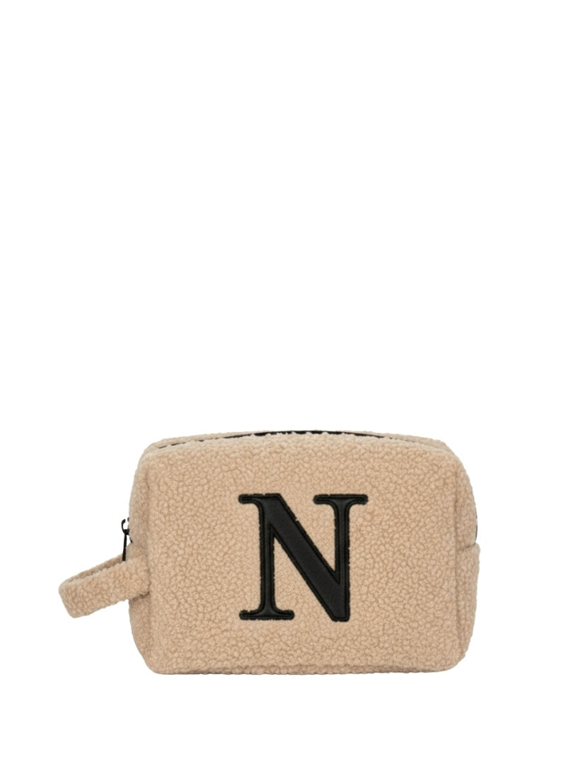 Fur Pouch with letter N