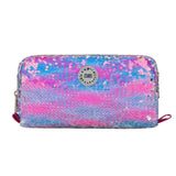 Multicolor Sequin Pencil Case A