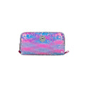 Multicolor sequin pencil case