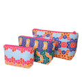 Happy Flowers Make-Up Rectangular Bags
