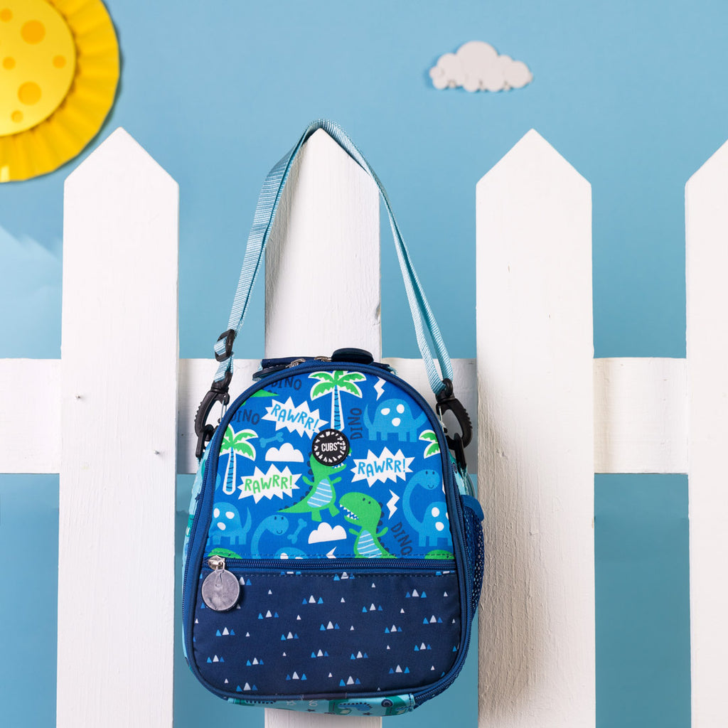 Blue Dino Pre-School Lunch bag