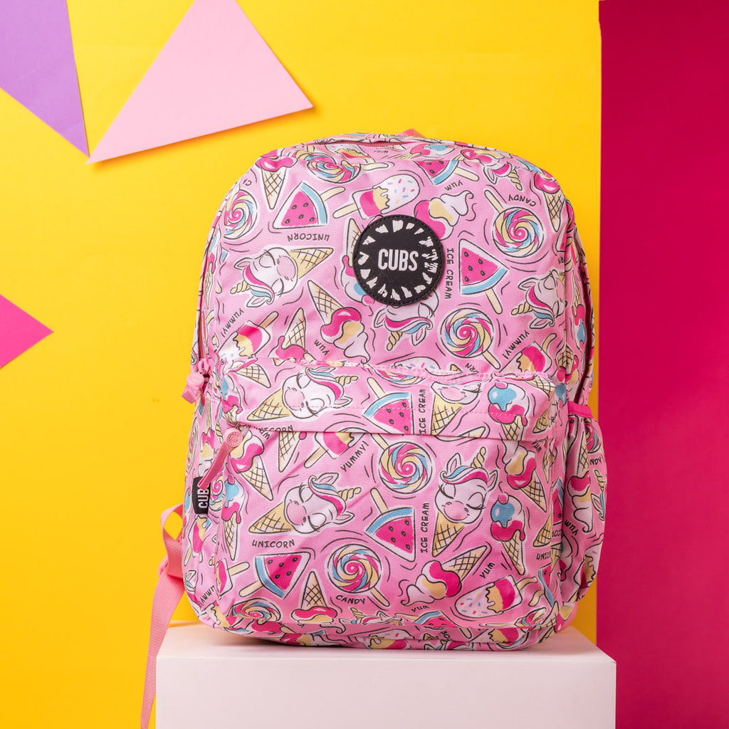 Unicorn Summer Candy Junior Student Backpack