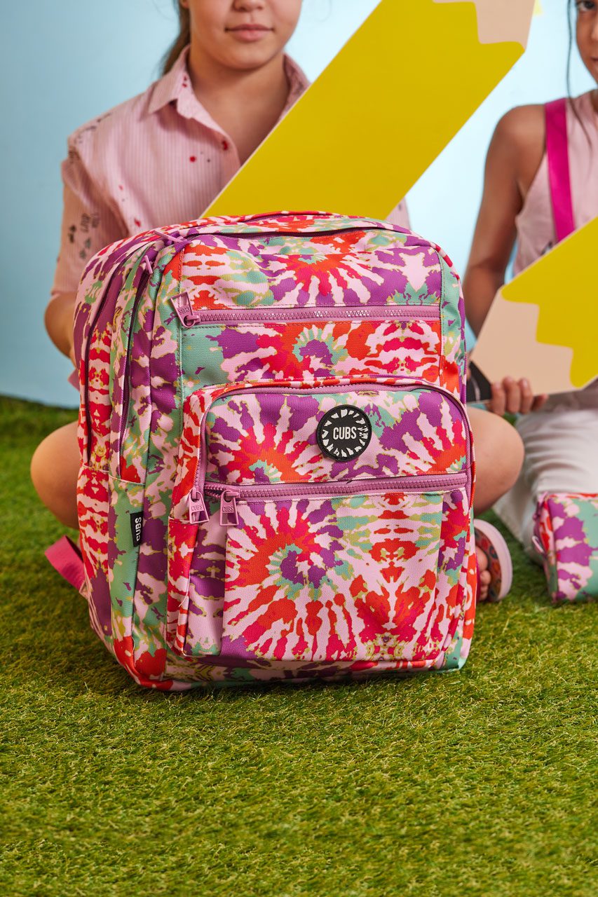 Very Happy Tie Dye Senior Student Backpack