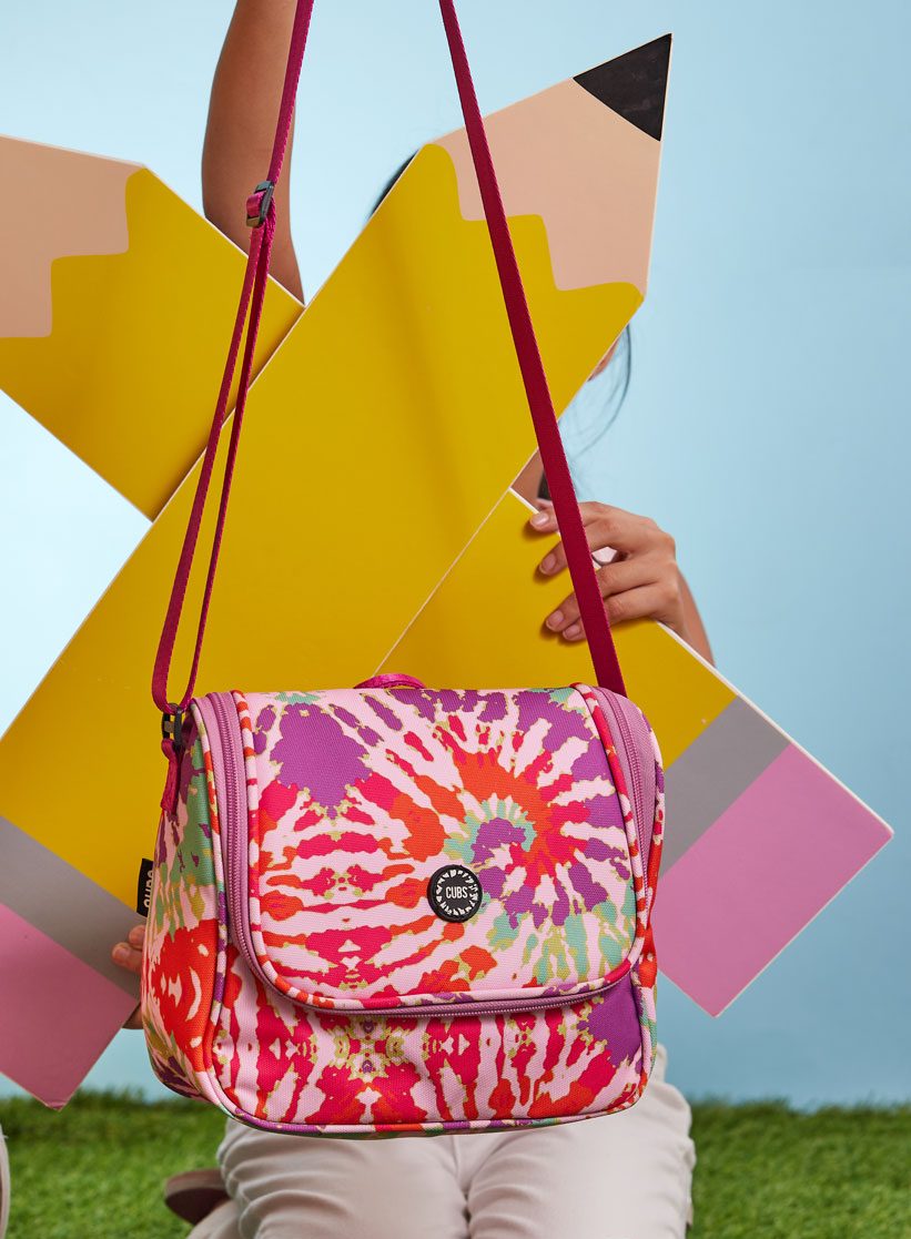 Very Happy Tie Dye Cross Body Lunch Bag