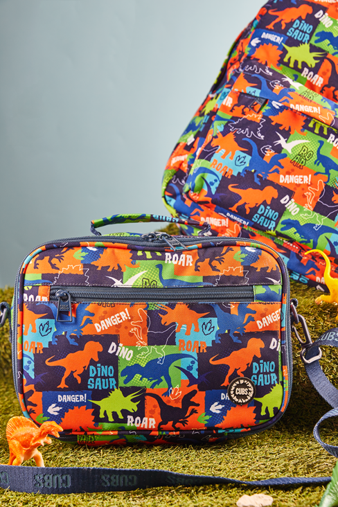 Dino Blocks Junior Student Lunch Bag
