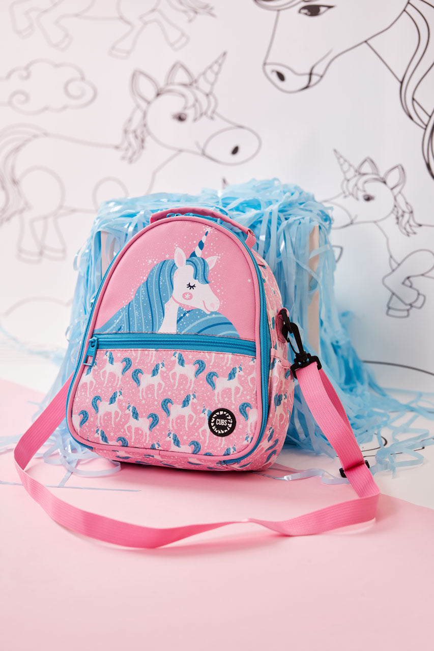 Magical Blue Unicorn Pre-School Lunch bag