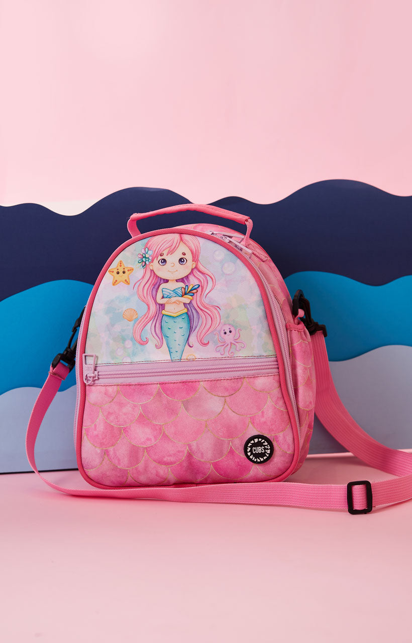 Mermaid Purple Hair Pre-School Lunch bag