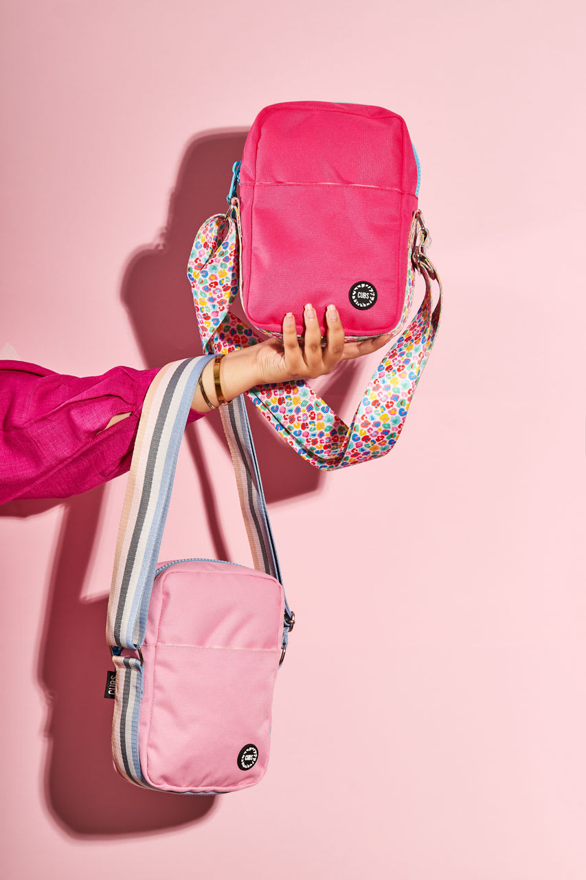 Hot Pink Cross Body Bag