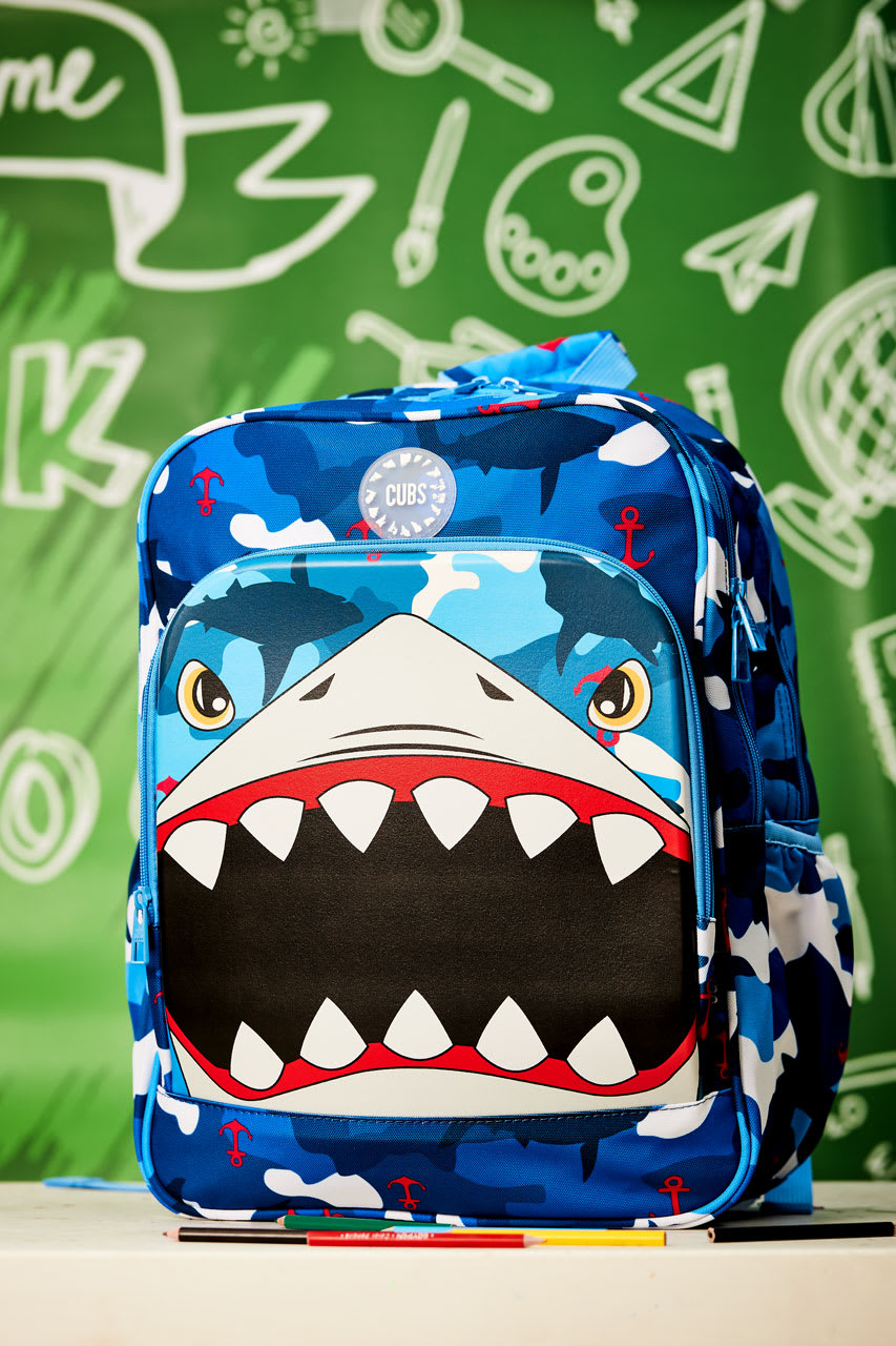 SHARK Teeth Hard Top Backpack