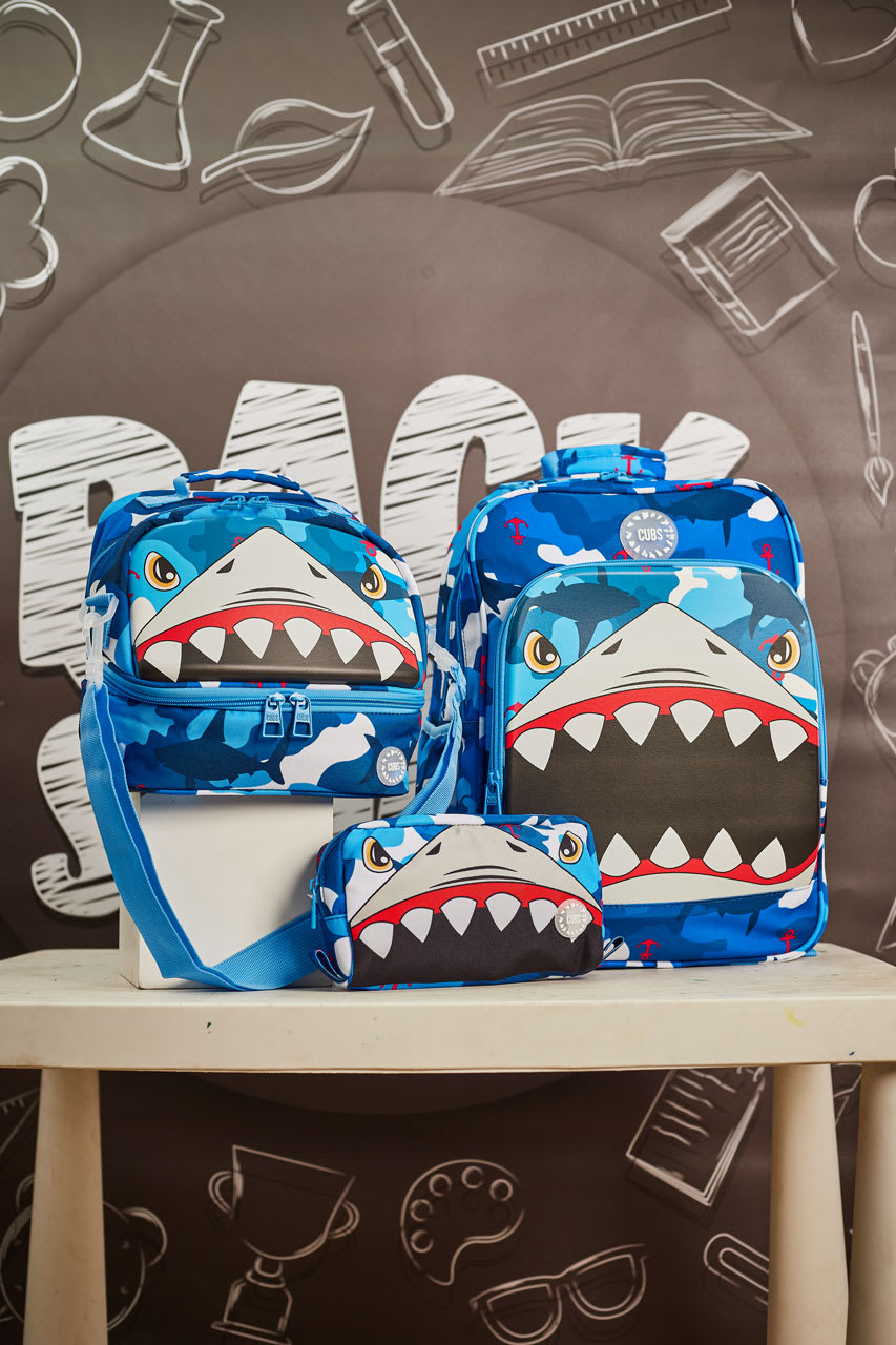 SHARK Teeth Hard Top Backpack