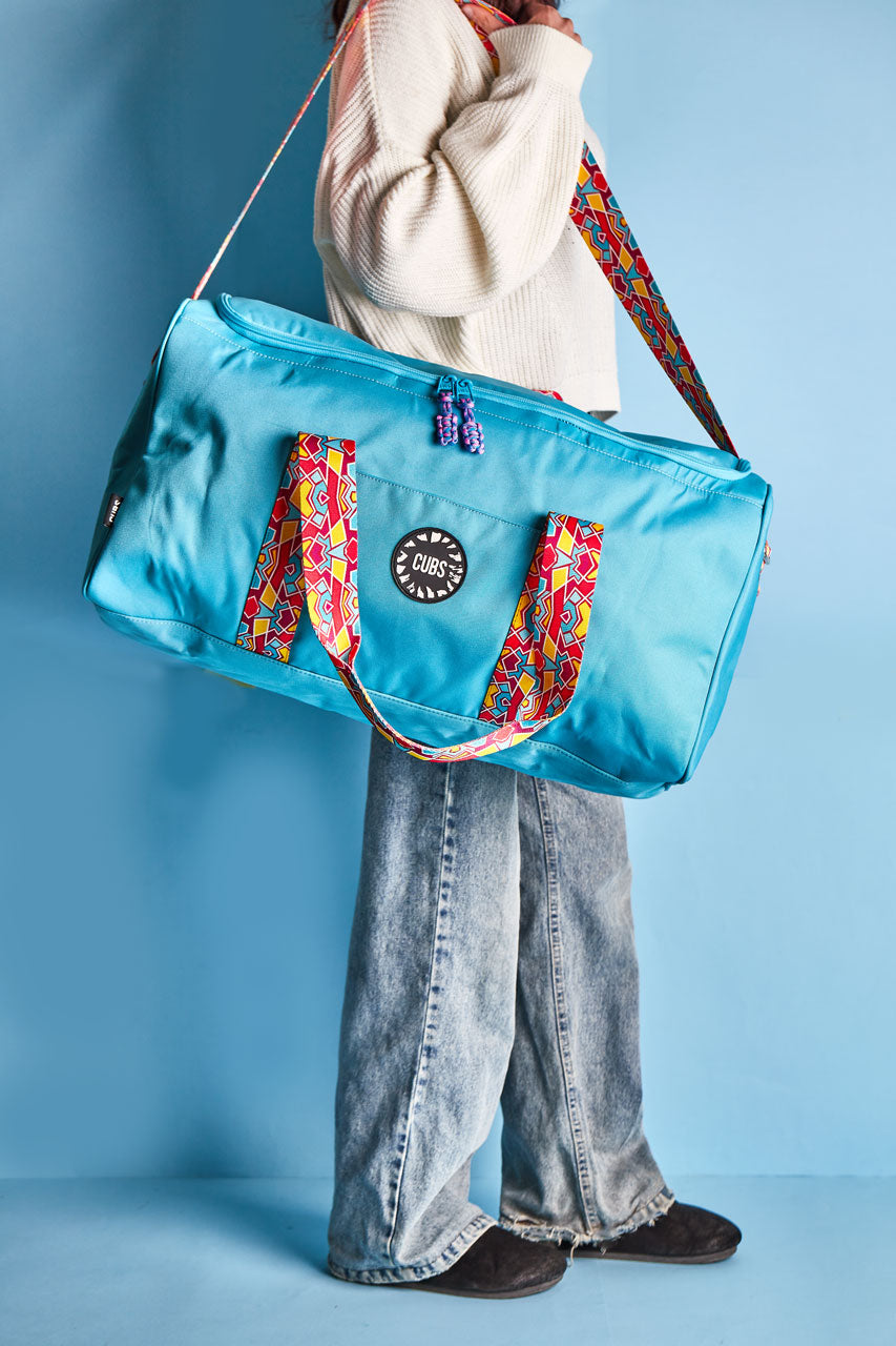 Turquoise Weekender Duffel Bag