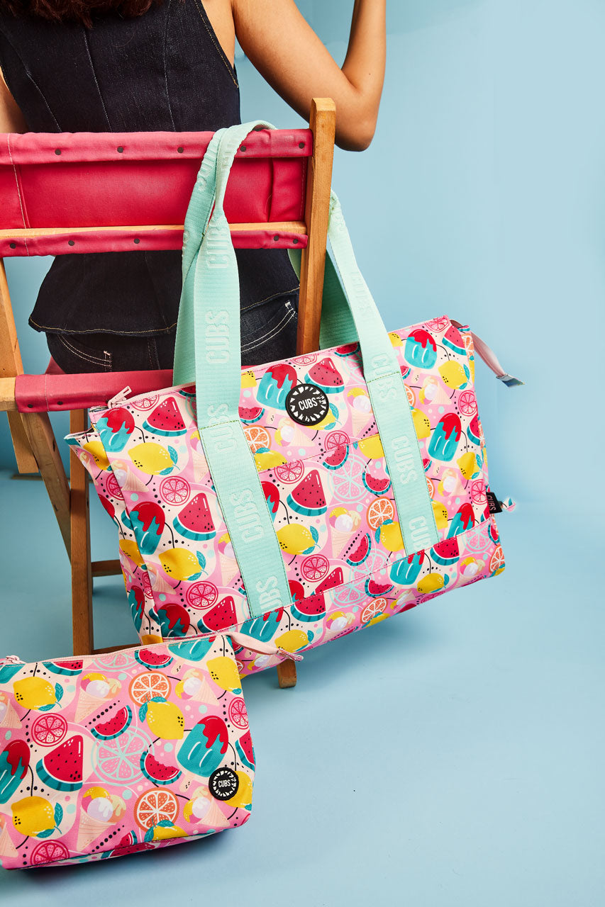 Beachy Summer Vibes Double Face Tote Bag