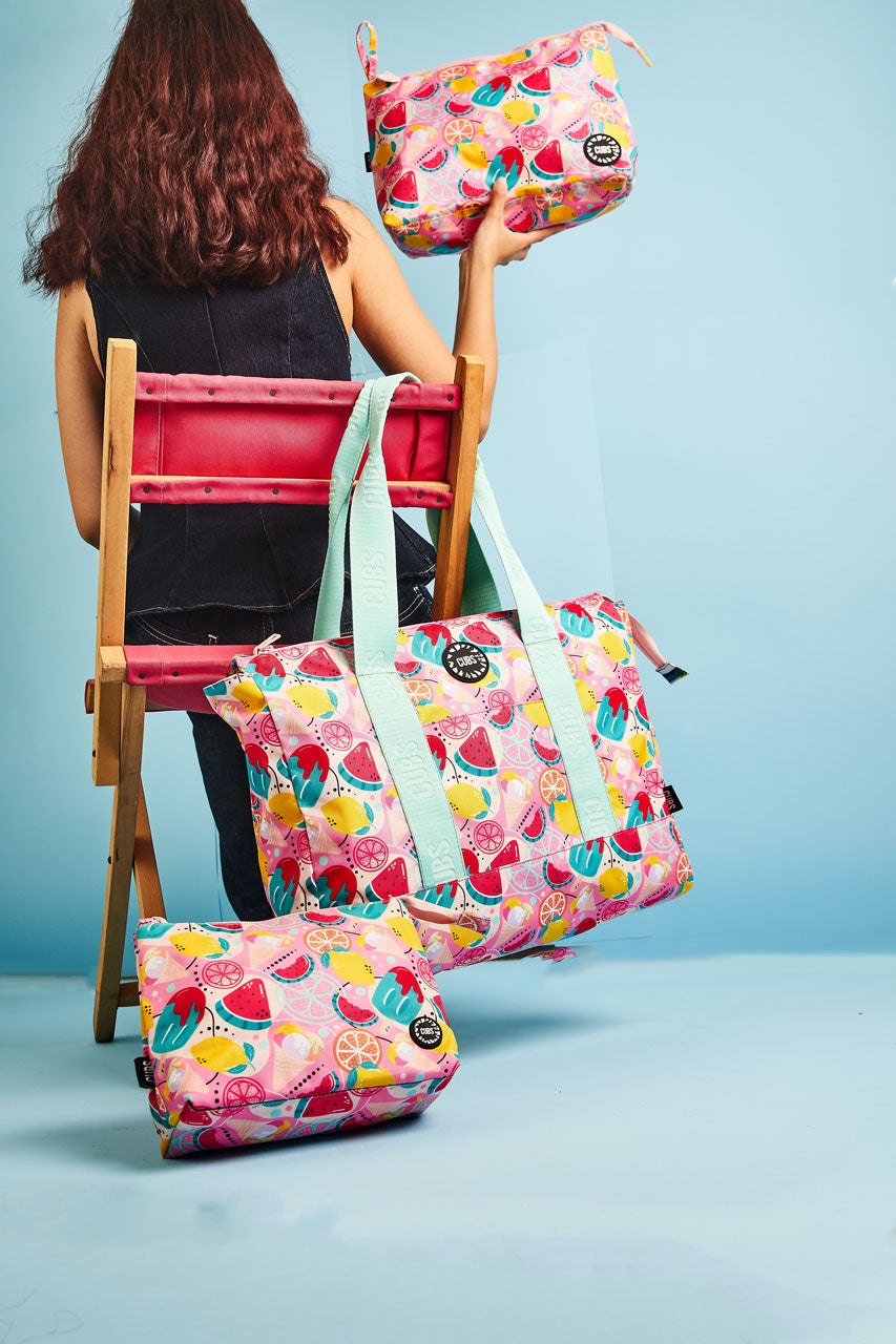 Beachy Summer Vibes Double Face Tote Bag