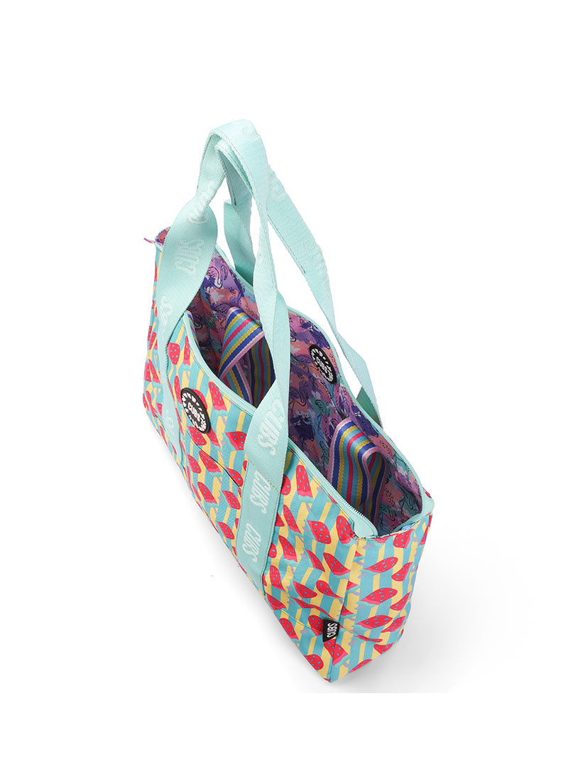 Ice-Cream and Flamingos Double Face Tote Bag